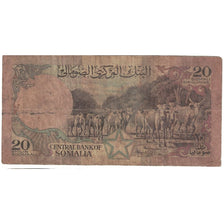 Billet, Somalie, 20 Shilin = 20 Shillings, 1986, KM:33b, B