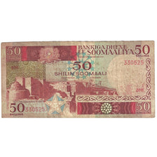Billet, Somalie, 50 Shilin = 50 Shillings, 1987, KM:34c, B+