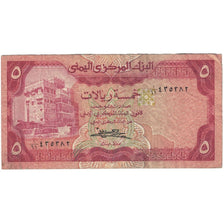 Geldschein, Yemen Arab Republic, 5 Rials, 1983, KM:17b, S+