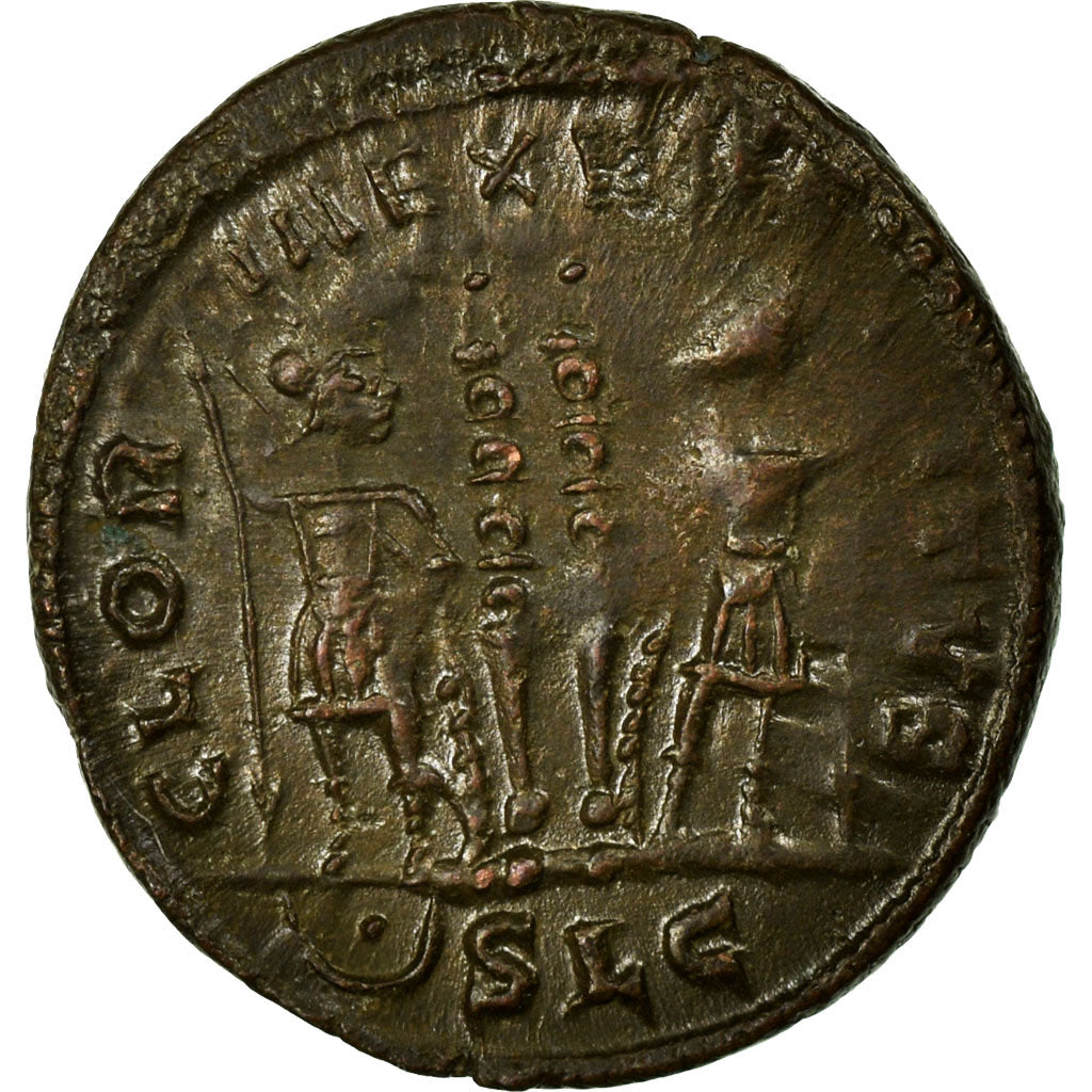 Monnaie, Constantin II, Nummus, Lyon, TTB+, Cuivre, Cohen:122