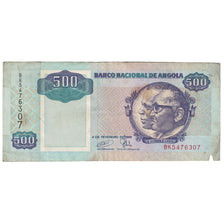 Billet, Angola, 500 Kwanzas, 1991, 1991-02-04, KM:128c, TB+