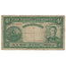 Billet, Bahamas, 4 Shillings, 1936, KM:9c, B+