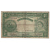 Billet, Bahamas, 4 Shillings, Undated (1953), KM:13c, B+
