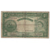 Billet, Bahamas, 4 Shillings, Undated (1953), KM:13c, B+