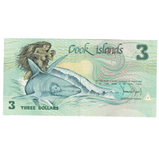 Banconote, Isole Cook, 3 Dollars, Undated (1987), KM:3a, FDS