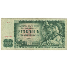Banknote, Czechoslovakia, 100 Korun, 1961, KM:91c, VF(20-25)