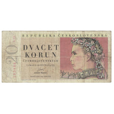 Banknote, Czechoslovakia, 20 Korun, 1949, 1949-05-01, KM:70a, VF(20-25)
