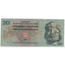 Banconote, Cecoslovacchia, 20 Korun, 1970, KM:92, MB
