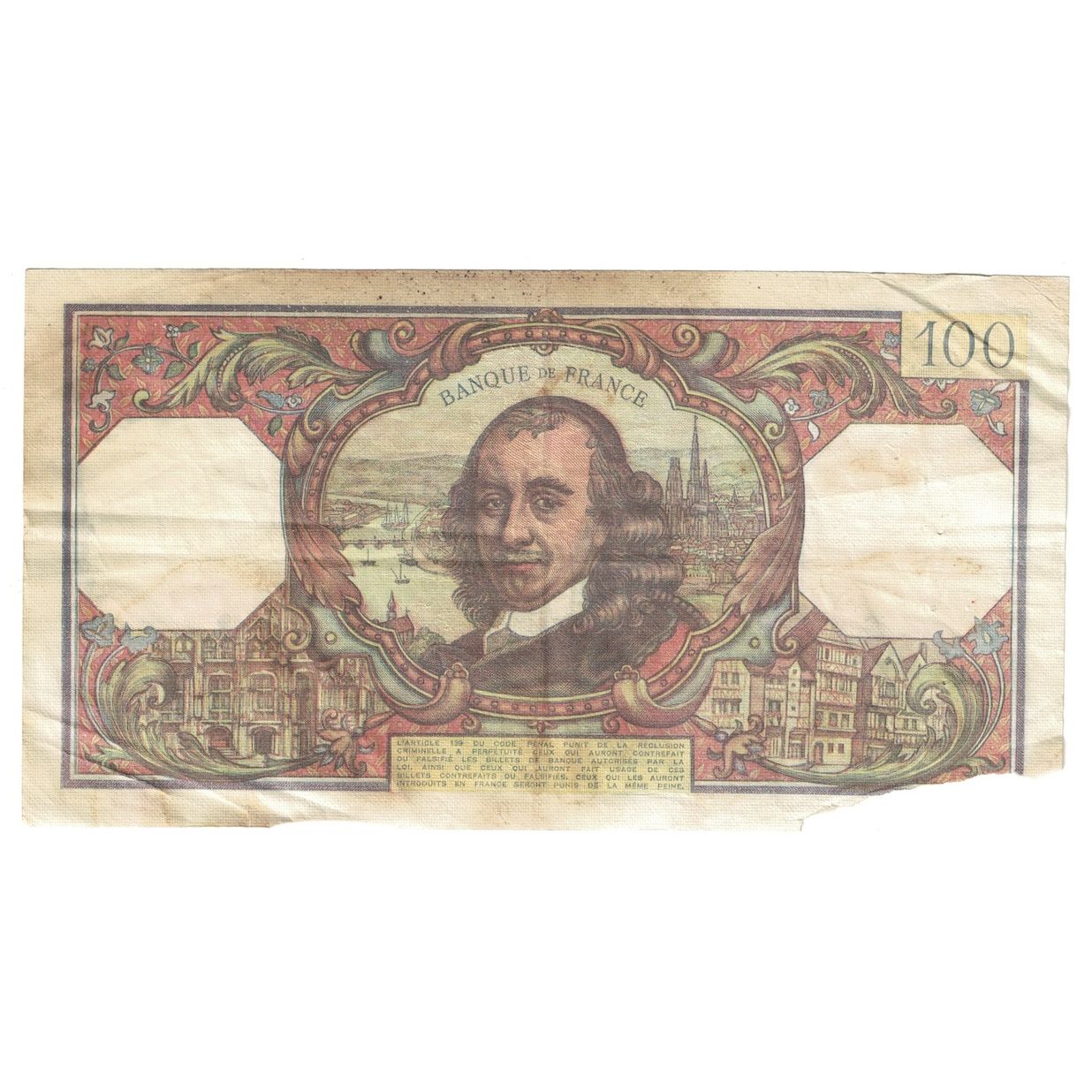 Frankrijk, 100 Francs, Corneille, 1978, 1978-03-02, B, Fayette:65.62, KM:149f