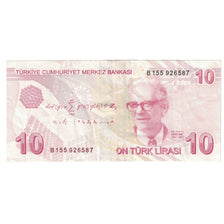 Banconote, Turchia, 10 Lira, Undated (2009), KM:223, MB
