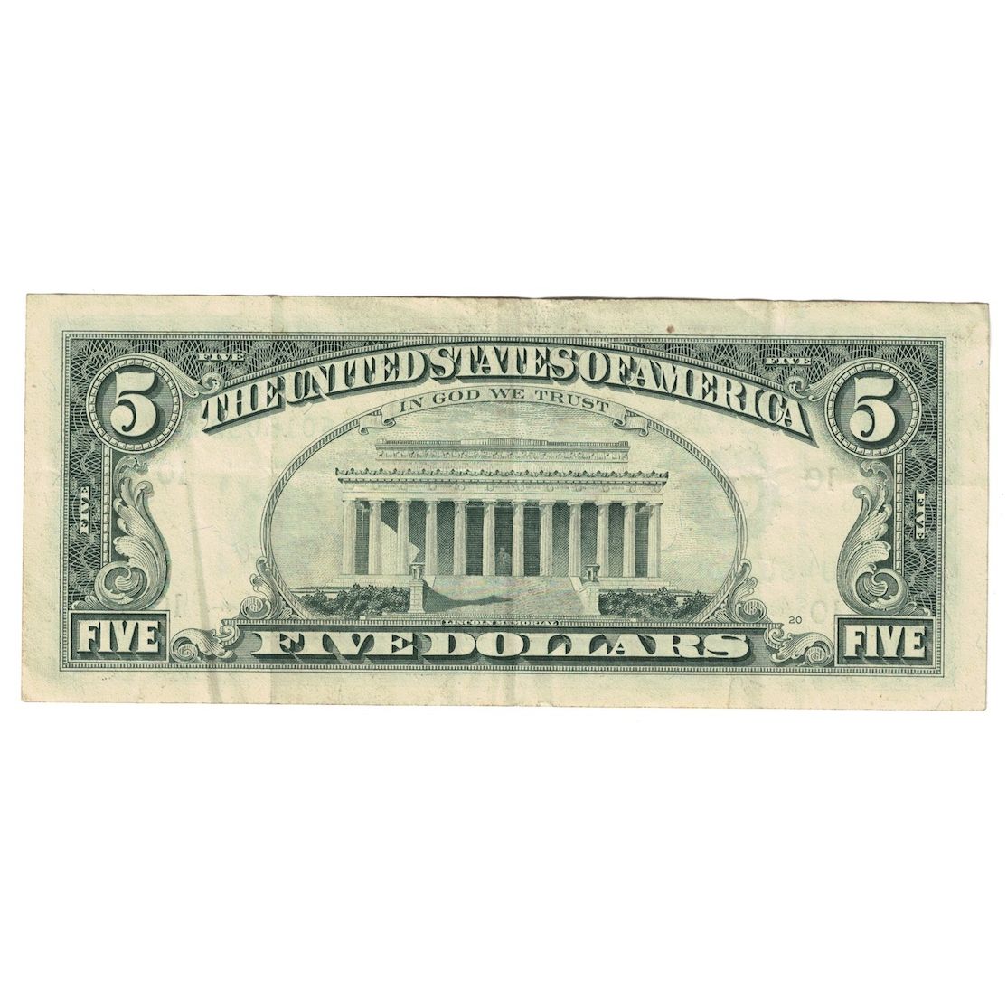 Banconote, Stati Uniti, Five Dollars, 1995, Kansas City, KM:4105, MB