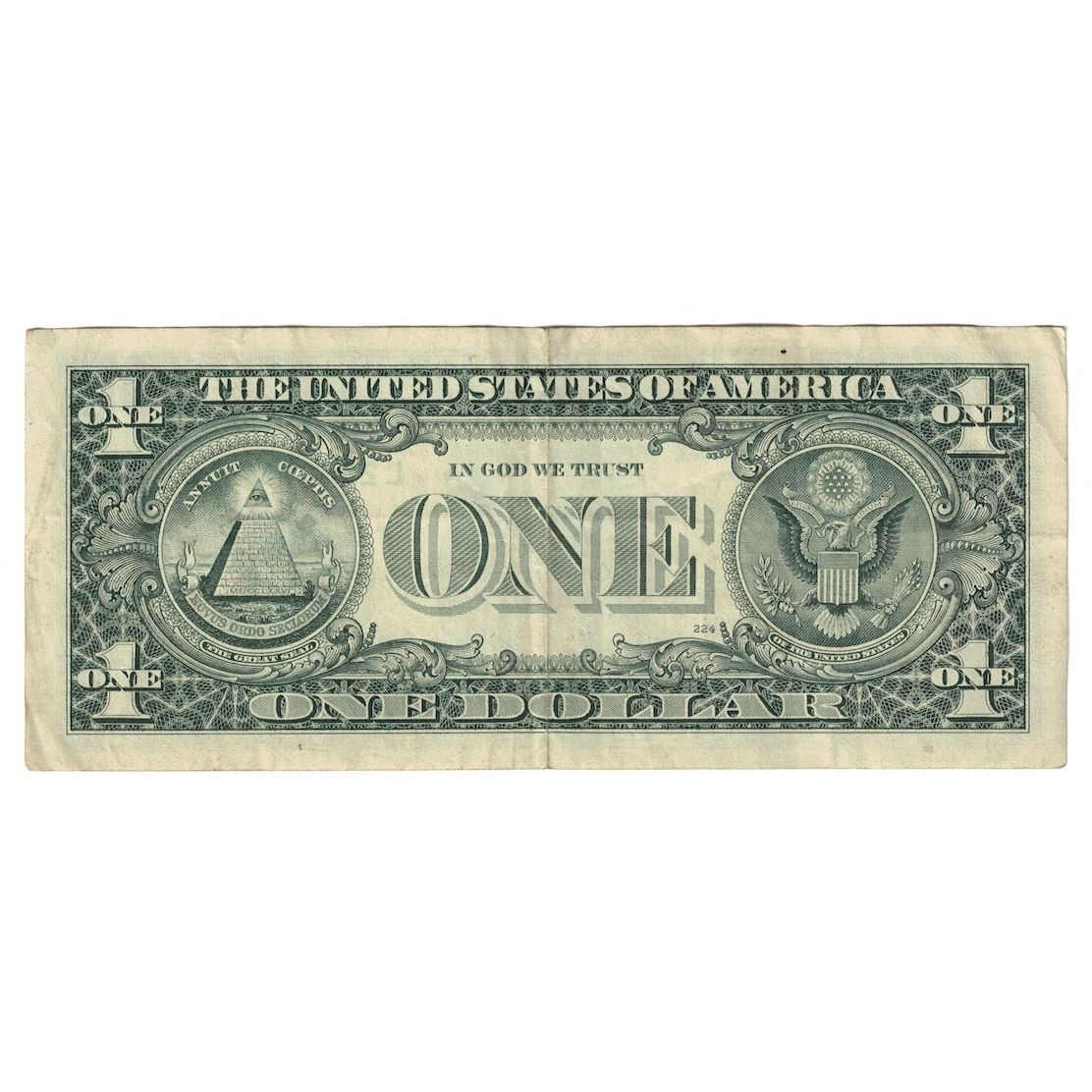 Nota, Estados Unidos da América, One Dollar, 1988, San Francisco, KM:3855