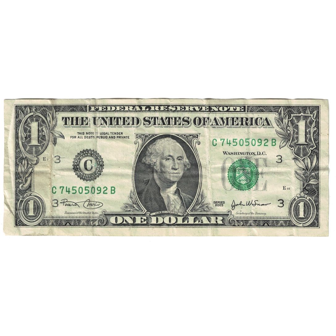 Banconote, Stati Uniti, One Dollar, 2003, Philadelphia, KM:4655, B+