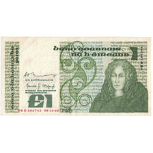 Geldschein, Ireland - Republic, 1 Pound, 1980, 1980-10-08, KM:70b, S+