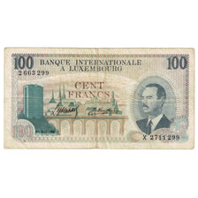 Nota, Luxemburgo, 100 Francs, 1968, 1968-05-01, KM:14A, VF(20-25)