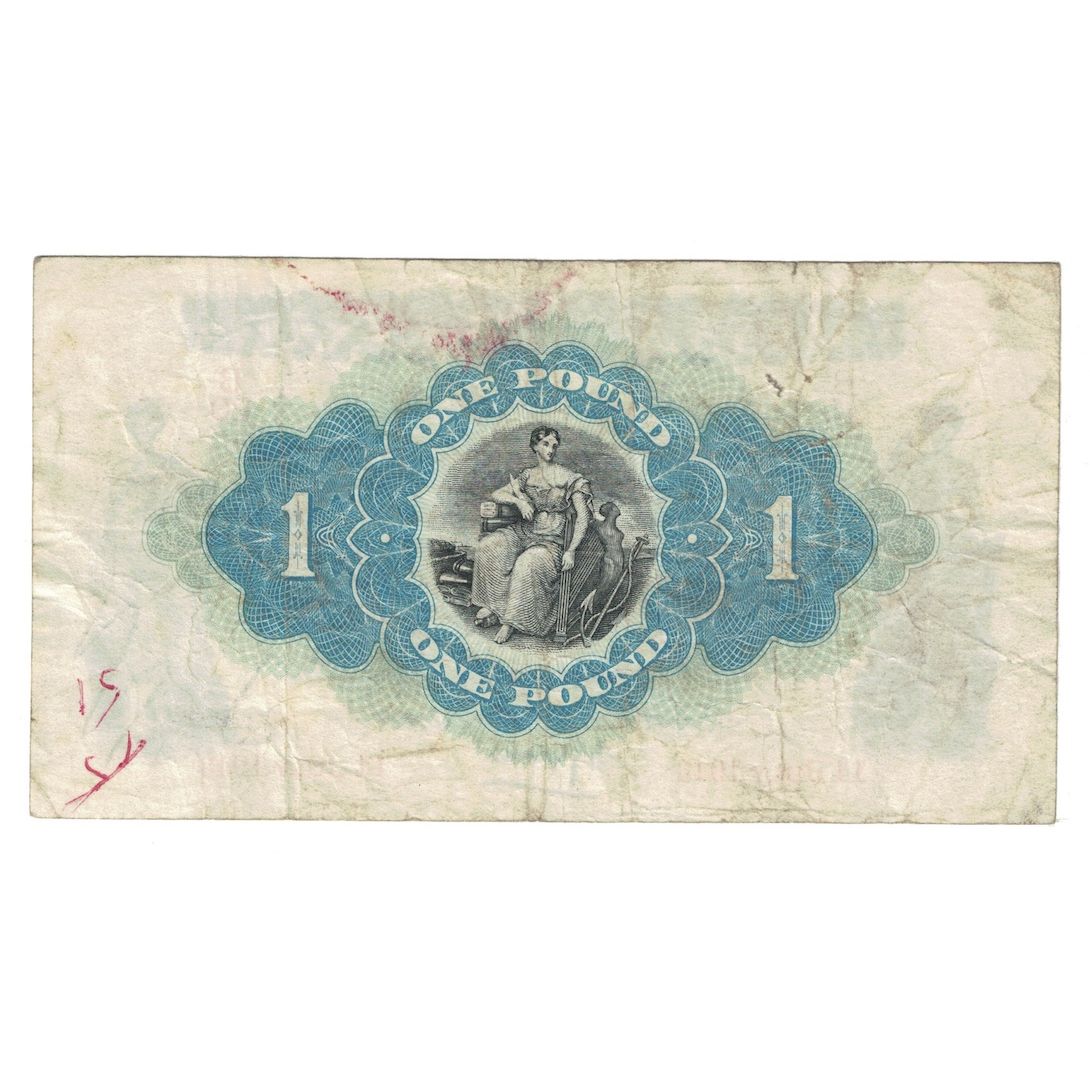 Billet, Northern Ireland, 1 Pound, 1943, 1943-07-14, KM:55b, TB+