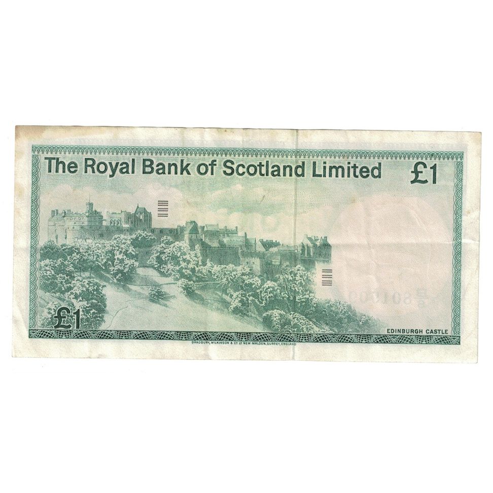 Billete, 1 Pound, 1976, Escocia, 1976-05-03, KM:336a, MBC