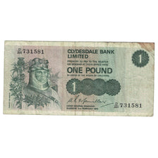 Biljet, Schotland, 1 Pound, 1976, 1976-02-02, KM:204c, B+