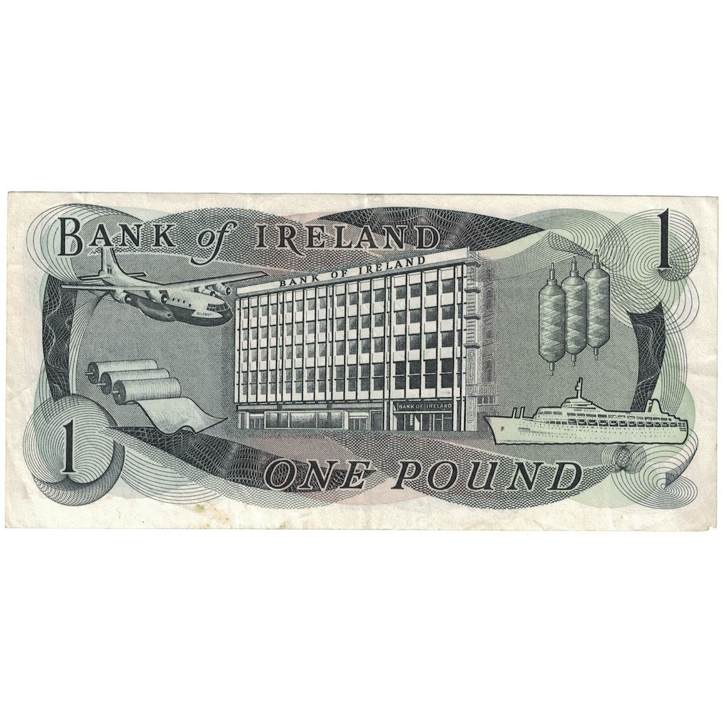 Banconote, Irlanda del Nord, 1 Pound, 1972, KM:61a, BB+