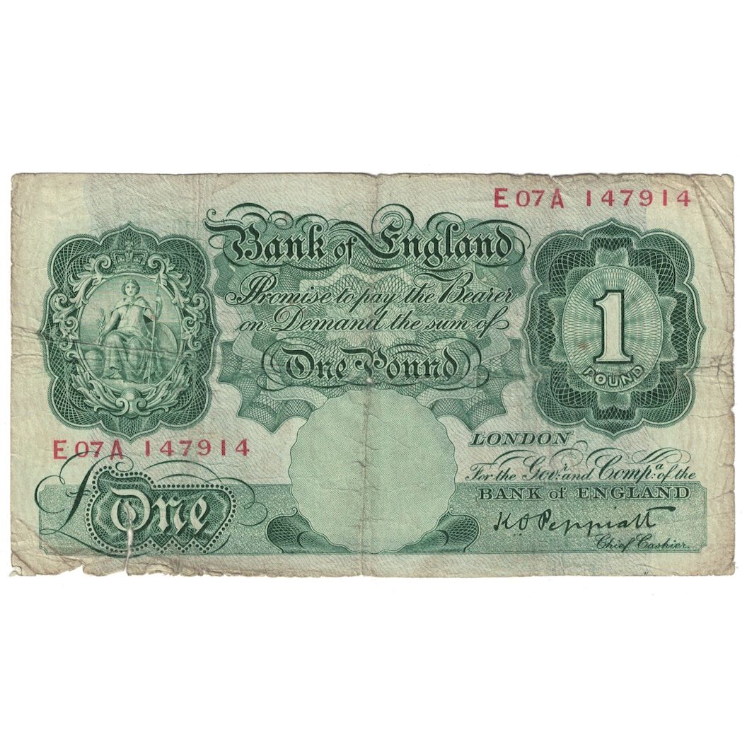 Banknote, Great Britain, 1 Pound, 1934-39, KM:363c, VG(8-10)