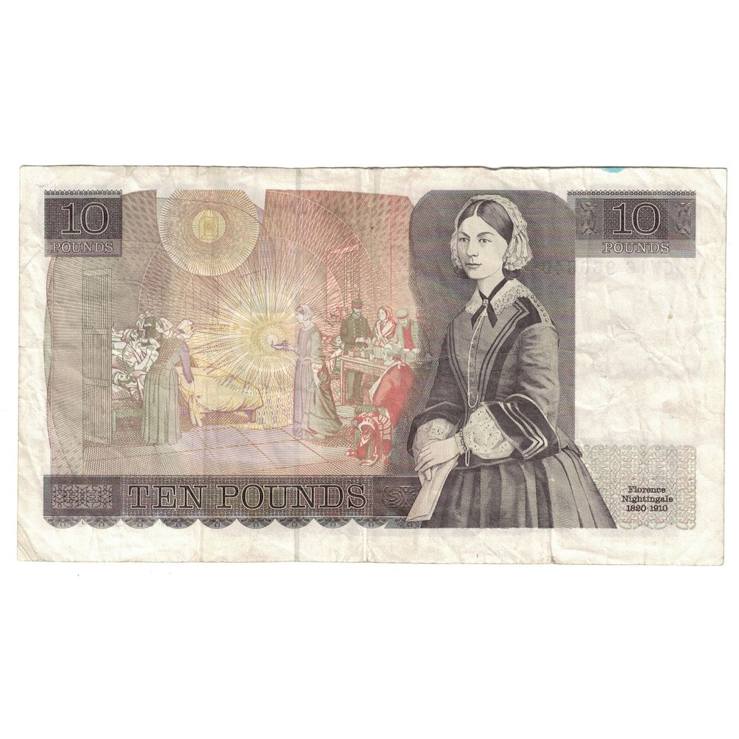 Banknote, Great Britain, 10 Pounds, 1980-84, KM:379b, VF(30-35)