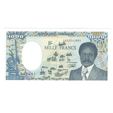 Geldschein, Gabun, 1000 Francs, 1991, 1991-01-01, KM:10b, UNZ