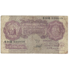 Billete, 10 Shillings, Undated (1948-60), Gran Bretaña, KM:368a, RC+