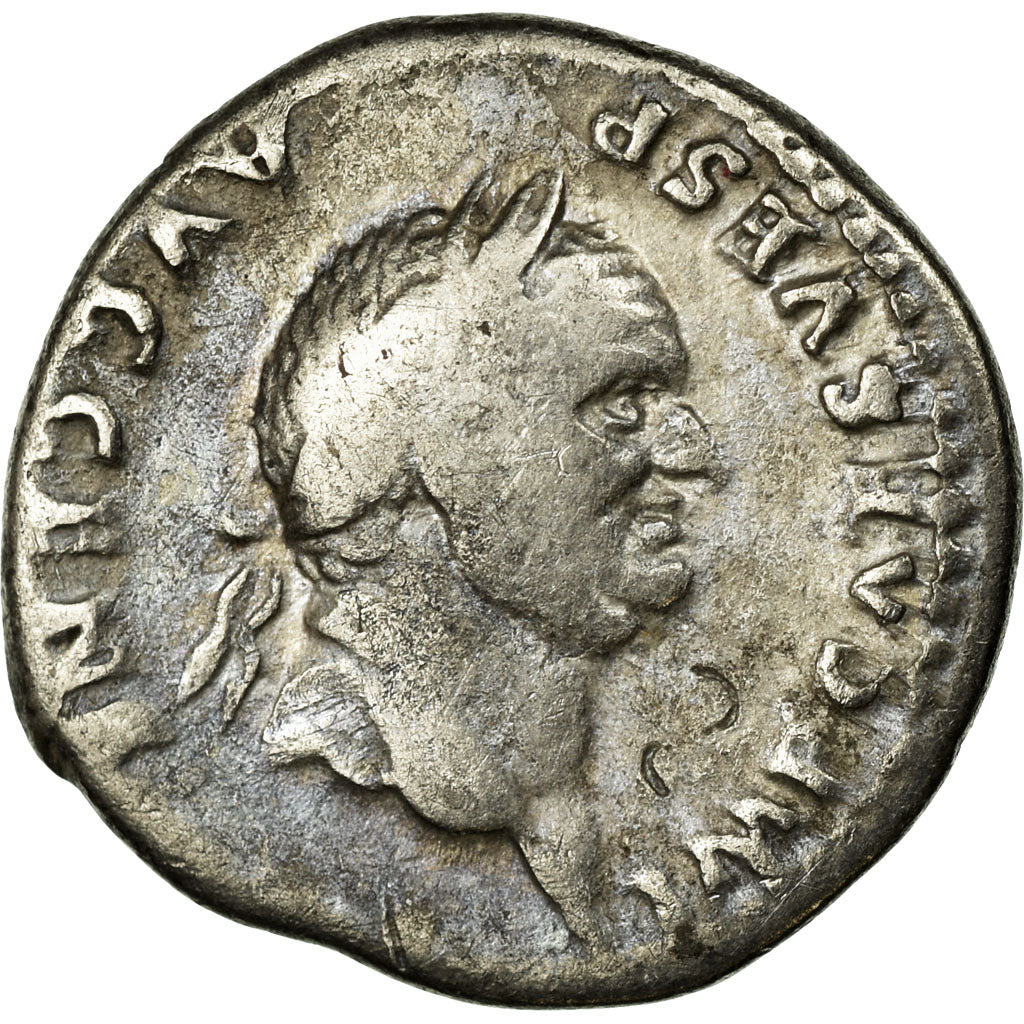 Coin, Vespasian, Denarius, Roma, VF(30-35), Silver, Cohen:386