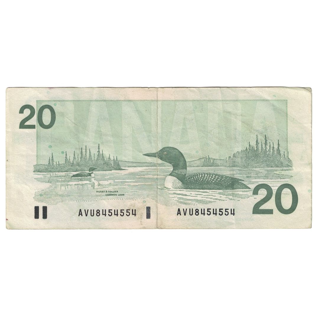 Banconote, Canada, 20 Dollars, 1991, KM:97b, MB+