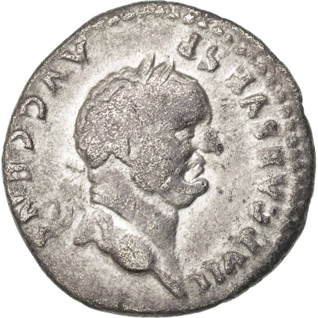 Vespasian, Denarius, AU(50-53), Silver, Cohen #386, 3.00
