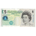 Geldschein, Großbritannien, 5 Pounds, 2004, KM:391c, SS+