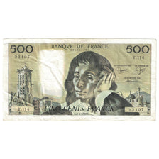 Francia, 500 Francs, Pascal, 1980, 1980-04-03, BB, Fayette:71.21, KM:156e