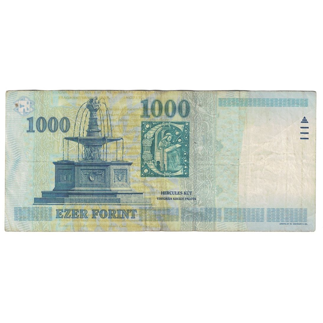 Banknote, Hungary, 1000 Forint, 1999, KM:180b, VF(30-35)
