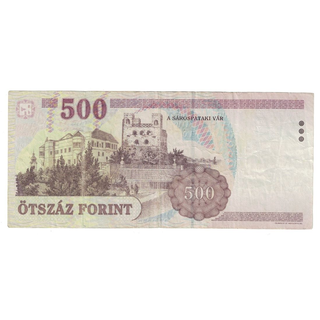 Nota, Hungria, 500 Forint, 2002, KM:188b, EF(40-45)