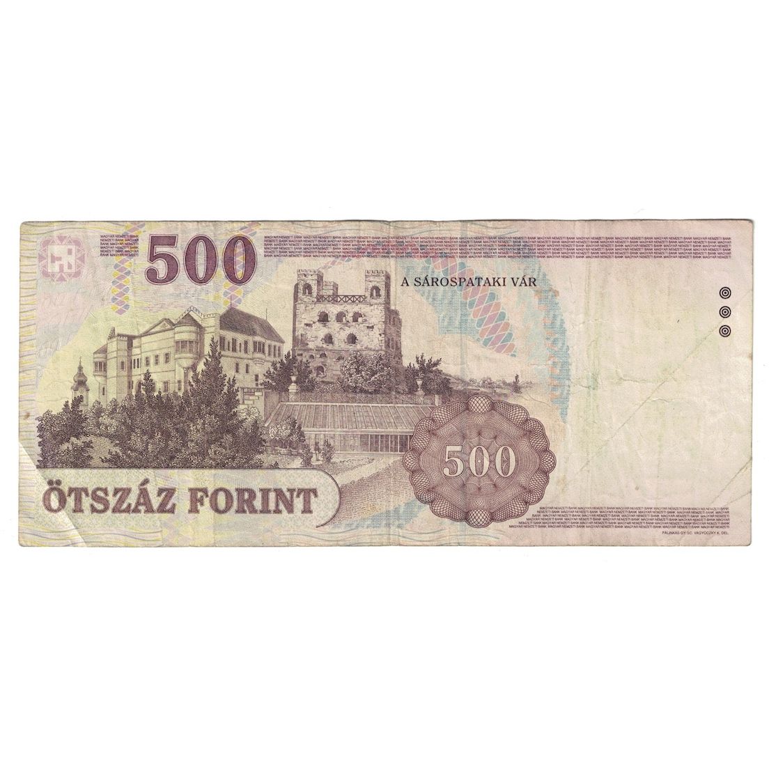 Banconote, Ungheria, 500 Forint, 1998, KM:179a, MB+