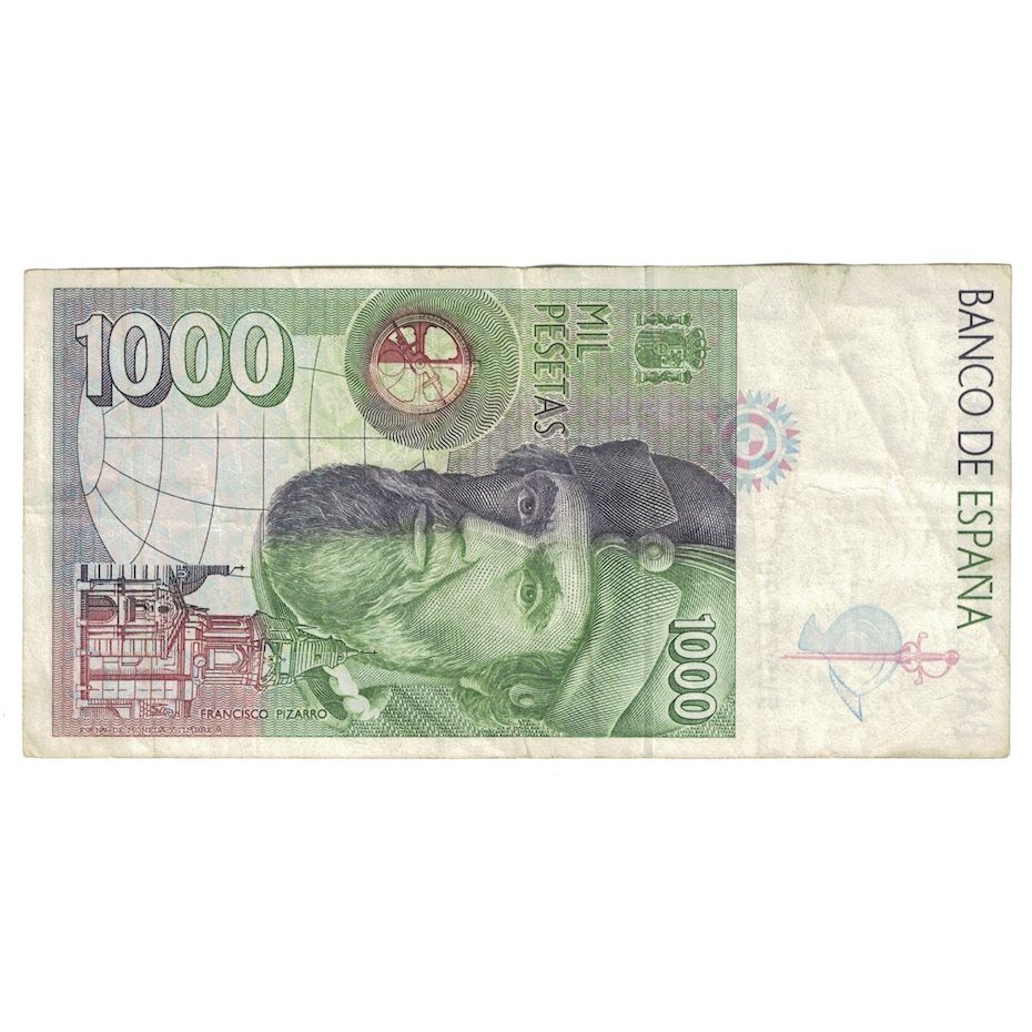 Geldschein, Spanien, 1000 Pesetas, 1992, 1992-10-12, KM:163, S+