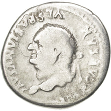 Vespasian, Denarius, VF(30-35), Silver, Cohen #126, 2.70