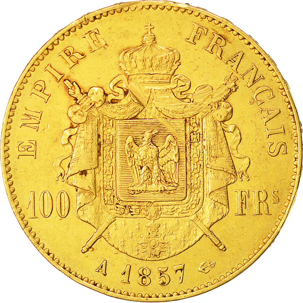 Münze, Frankreich, Napoleon III, Napoléon III, 100 Francs, 1857, Paris, SS