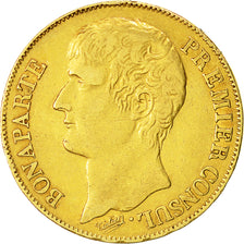Coin, France, Napoléon I, 40 Francs, An 12 (1804), Paris, EF(40-45), Gold