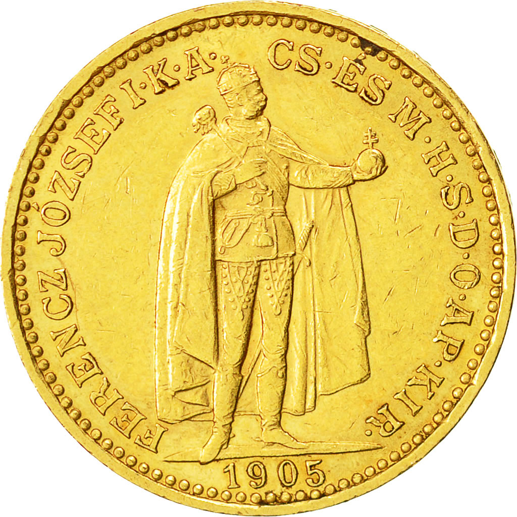 Monnaie, Hongrie, Franz Joseph I, 20 Korona, 1905, Kormoczbanya, SUP, Or, KM:486