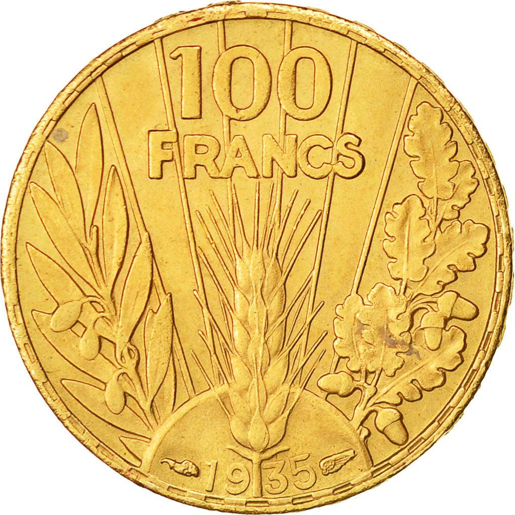 Monnaie, France, Bazor, 100 Francs, 1935, Paris, SPL, Or, KM:880
