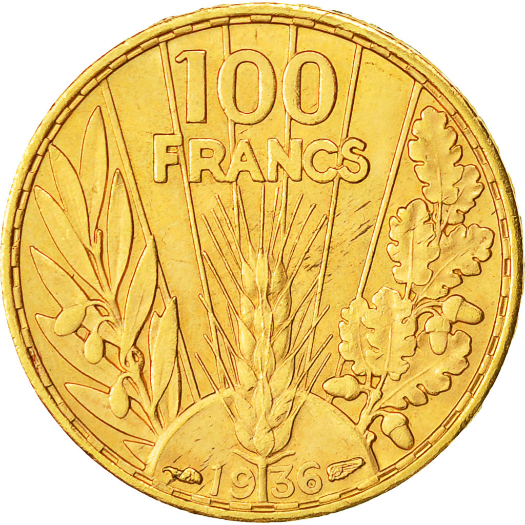 Monnaie, France, Bazor, 100 Francs, 1936, Paris, SUP+, Or, KM:880
