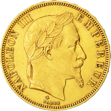 Coin, France, Napoleon III, Napoléon III, 50 Francs, 1866, Paris, EF(40-45)