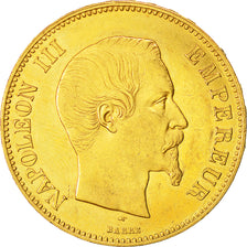 Coin, France, Napoleon III, Napoléon III, 100 Francs, 1855, Paris, AU(50-53)