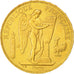 Munten, Frankrijk, Génie, 100 Francs, 1879, Paris, ZF+, Goud, KM:832