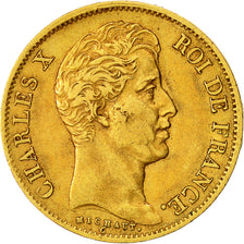 Coin, France, Charles X, 40 Francs, 1830, Paris, EF(40-45), Gold, KM:721.1