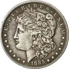 Coin, United States, Morgan Dollar, Dollar, 1885, U.S. Mint, New Orleans