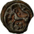 Coin,Senons,Potin à la tête casquée et rosace AU(50-53), Potin, Delestrée:150