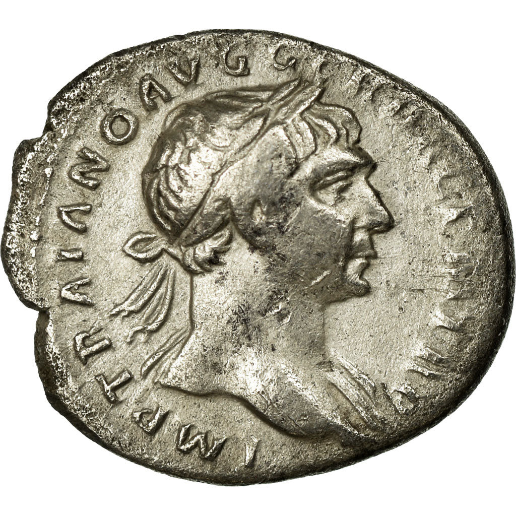 Coin, Trajan, Denarius, EF(40-45), Silver, Cohen:457