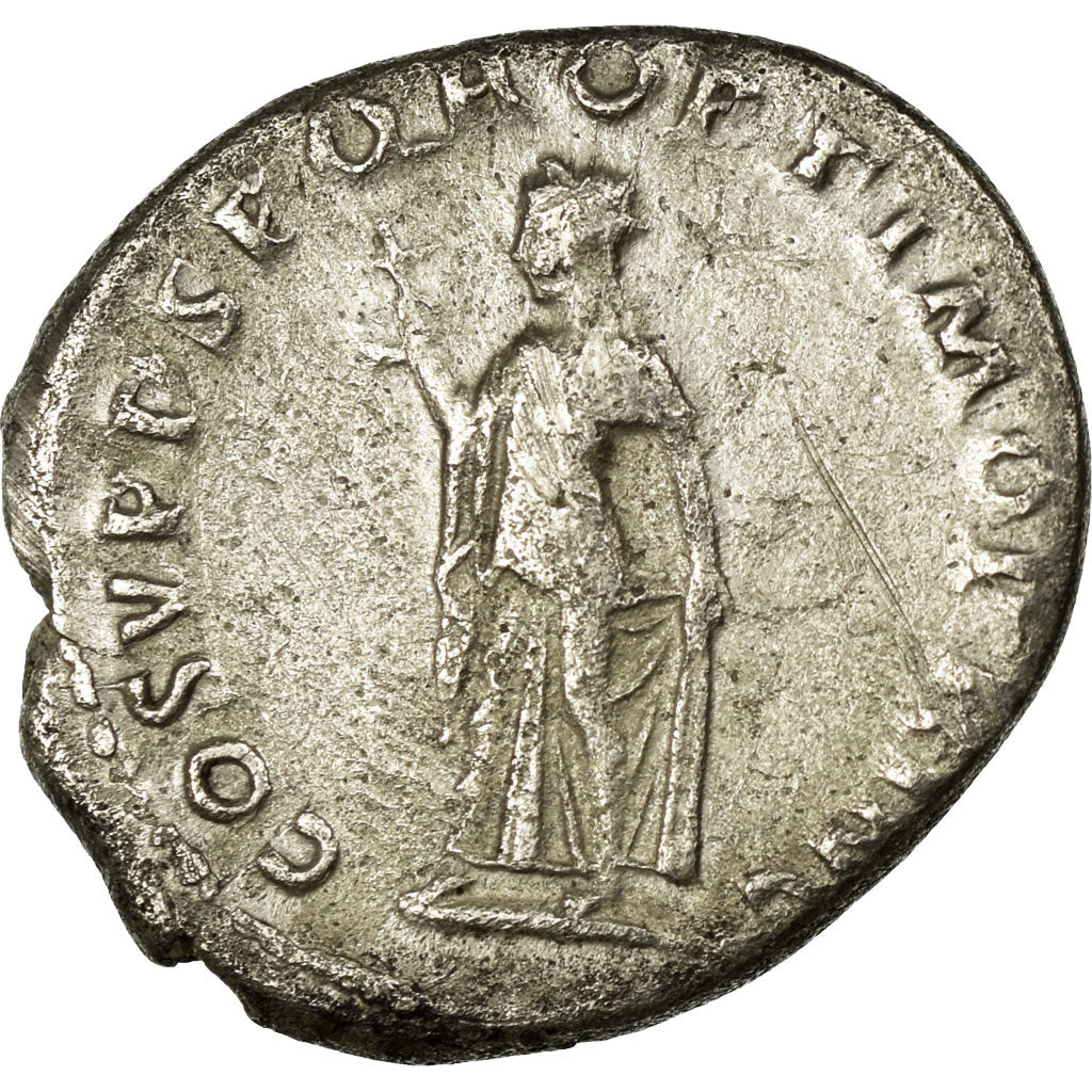 Coin, Trajan, Denarius, EF(40-45), Silver, Cohen:457